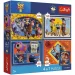 Toy Story 5 - 4 x 88 бр. Премиум Плюс детски пъзел - Trefl изображение 1