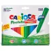 Триъгълна Jumbo цветна восъчна пастелна комплектация 12бр - Carioca
