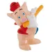 Трите прасенца: Свирещо прасенце играчка фигура - Bullyland