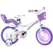 Академия за еднорози бяло-лилав велосипед размер 14 - Dino Bikes велосипед