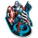 Wood Craft: Marvel - Капитан Америка 160 части премиум дървен пъзел - Trefl изображение 2