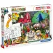 Zafari Double 2 в 1 104 части оцветяем двустранен пъзел - Clementoni