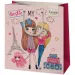 Зелена трева Bestie момичешка средно голяма подаръчна чанта 20x9x23cm