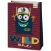 Green Grass Wild One голяма подаръчна чанта с чудовищца 24x9x34 см